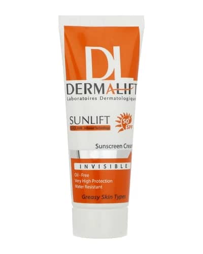 کرم ضدآفتاب درمالیفت SPF50 پوست چرب