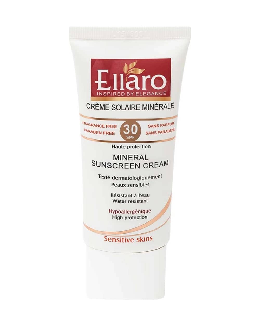 کرم ضد آفتاب مینرال SPF30 پوست حساس الارو 50ml