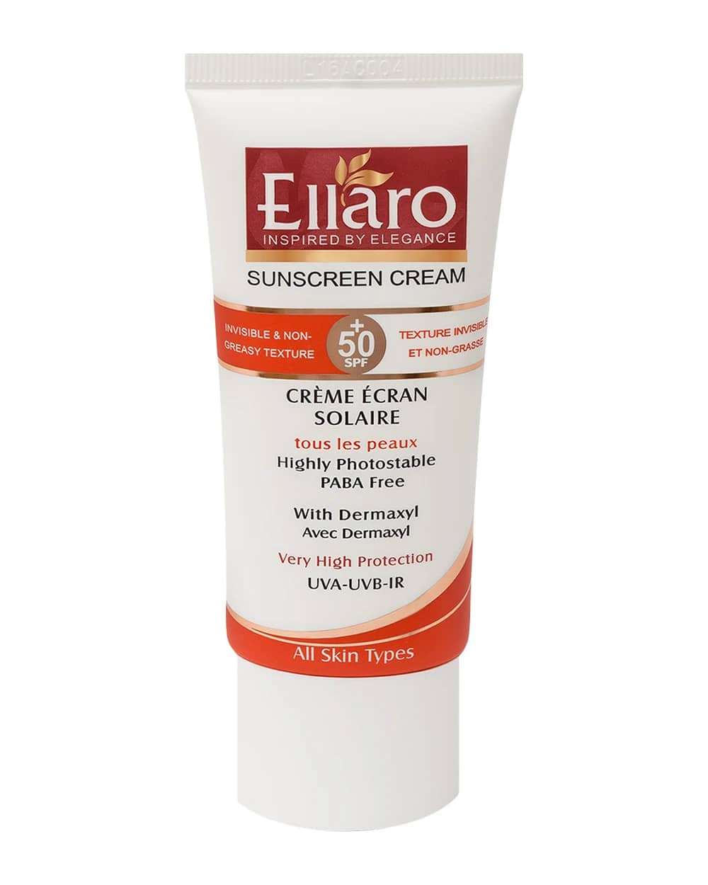 کرم ضد آفتاب بی رنگ SPF50 الارو 50ml