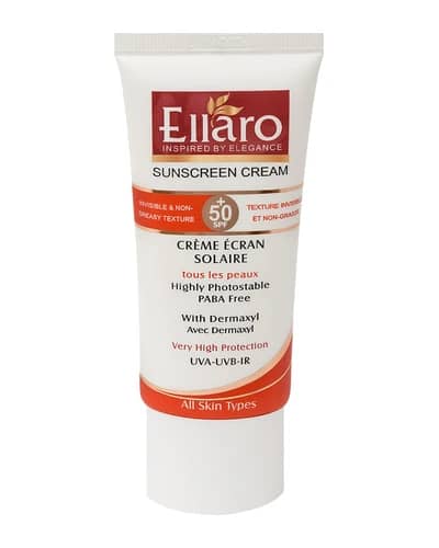 کرم ضد آفتاب بی رنگ SPF50 الارو 50ml