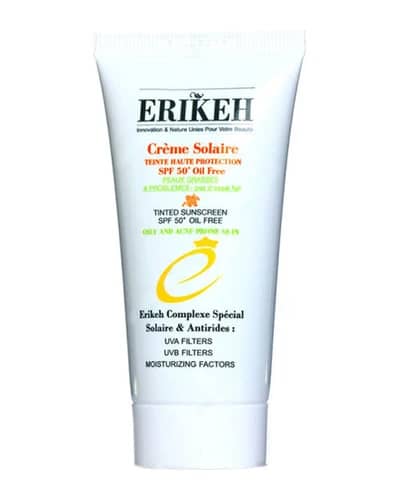کرم ضدآفتاب اریکه مدل Tinted oil free & Anti Acne SPF 50 حجم 50 میلی لیتر