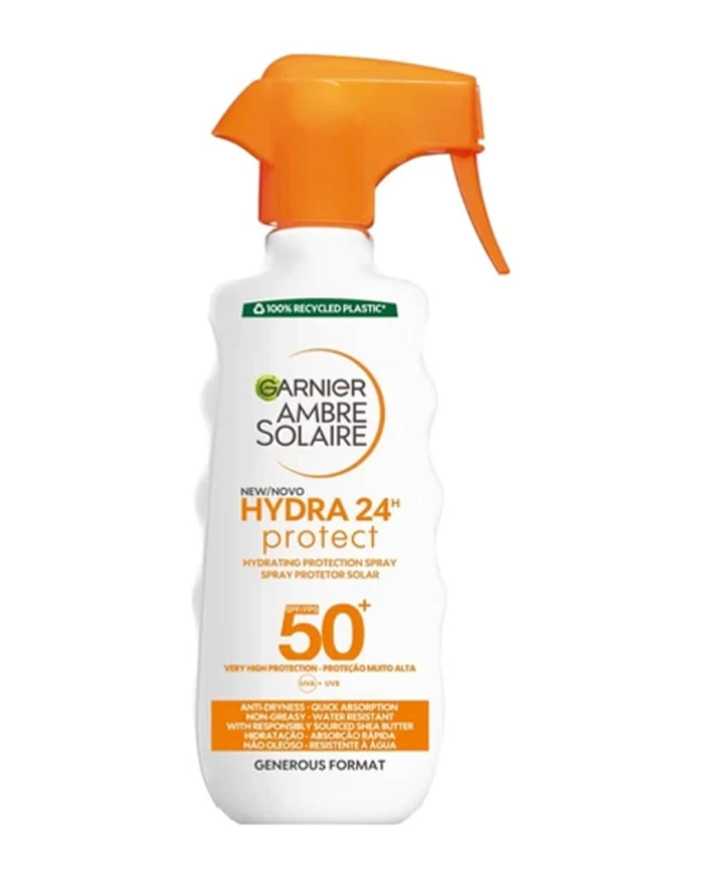 اسپری ضدآفتاب انواع پوست Hydra 24H Protect SPF50 گارنیه 300ml
