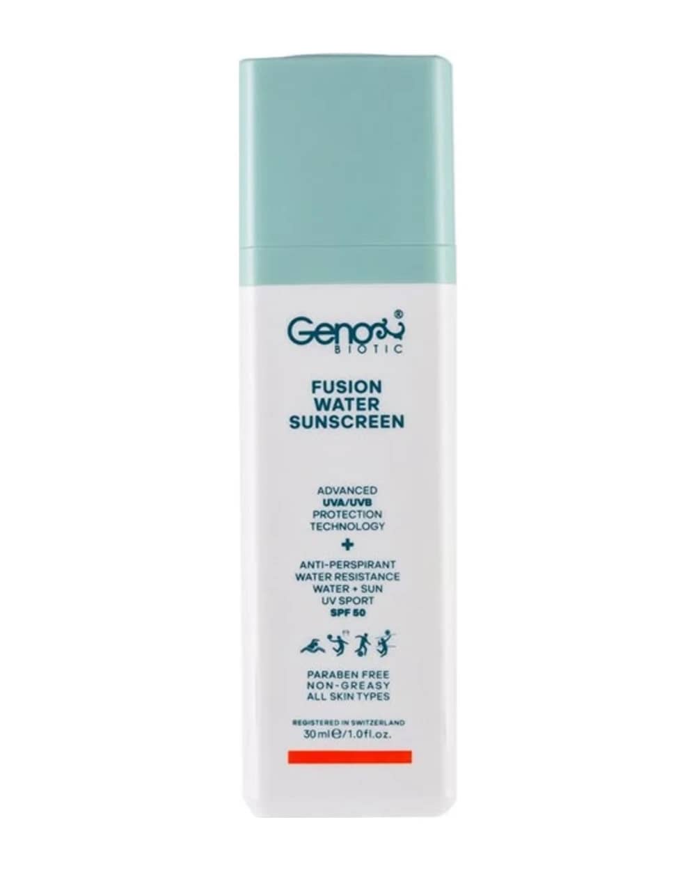 کرم ضد آفتاب فیوژن واتر ژنوبایوتیک SPF50
