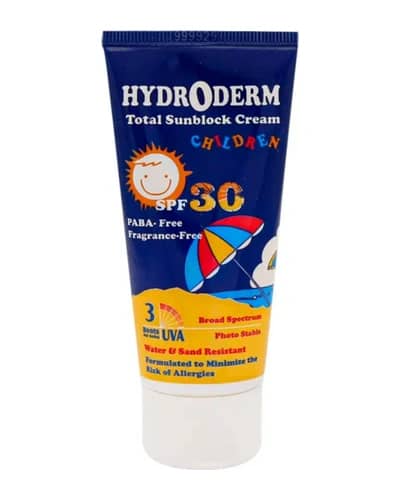کرم ضد آفتاب کودکان هیدرودرم SPF30