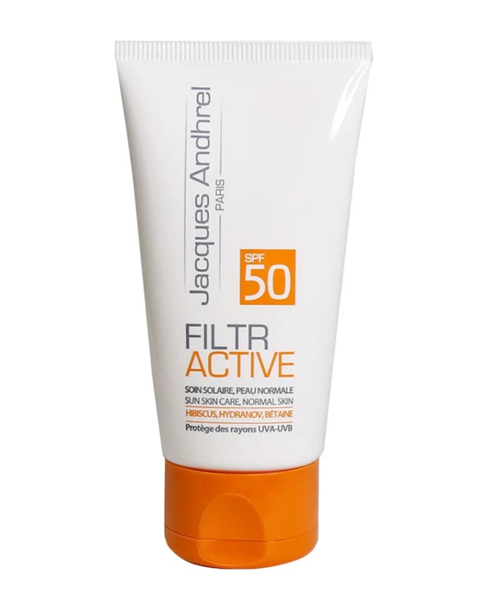 کرم ضدآفتاب بی رنگ ژاک آندرل پاریس پوست خشک و نرمال SPF50