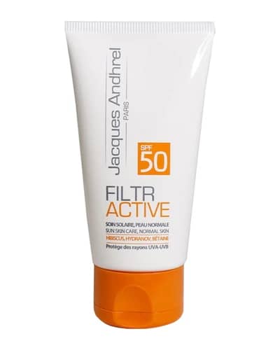 کرم ضدآفتاب بی رنگ ژاک آندرل پاریس پوست خشک و نرمال SPF50