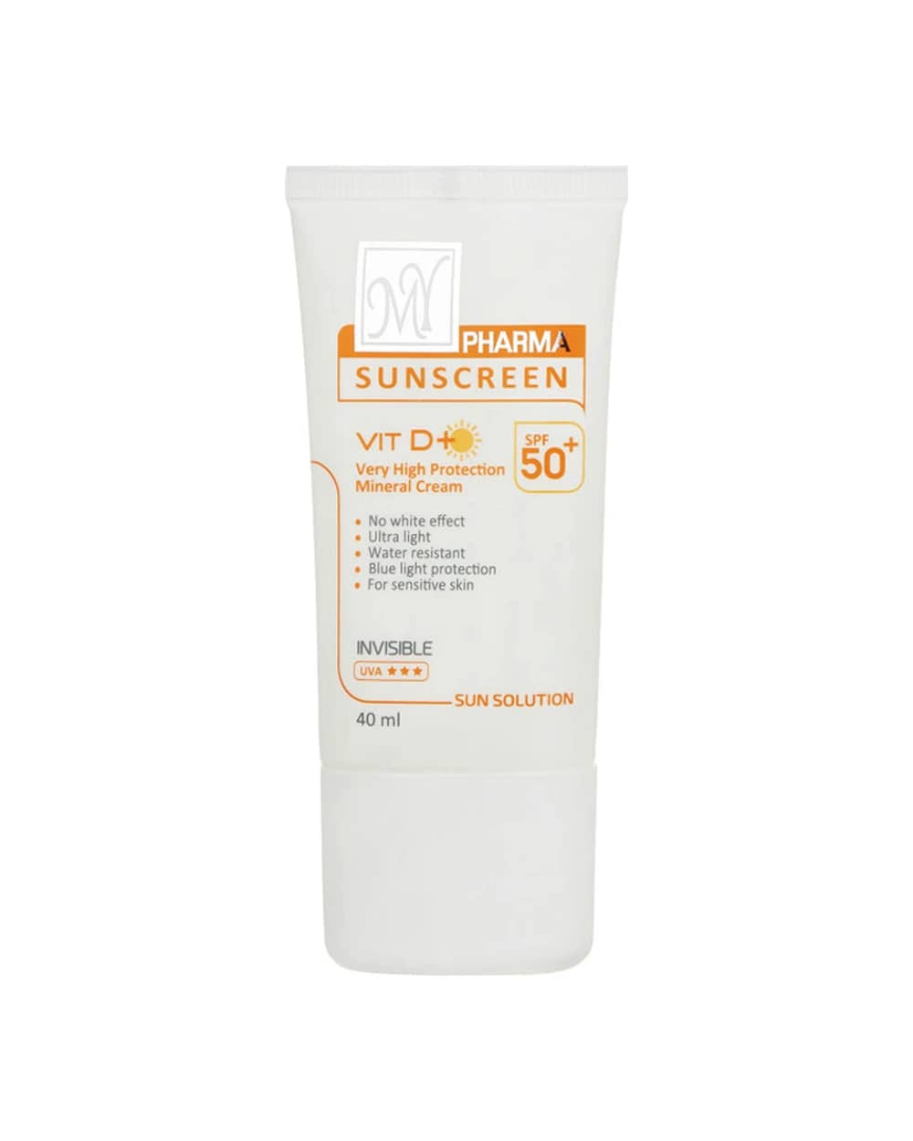 کرم ضد آفتاب Vit D مینرال SPF50 مای فارما 40ml