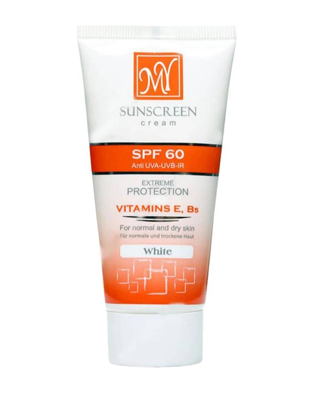 کرم ضد آفتاب بی رنگ پوست های خشک و معمولی SPF 60 مای 50ml