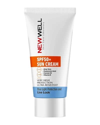 کرم ضد آفتاب نیوول spf50 Live look