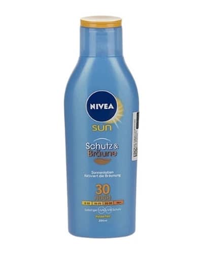 لوسیون ضد آفتاب سان مخصوص برنزه کردن نیوا 200ml