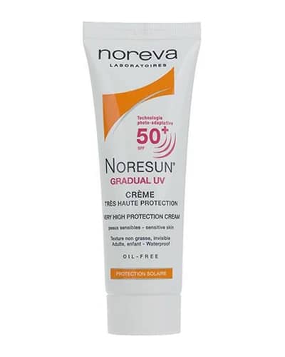 کرم ضد آفتاب بی رنگ نورسان SPF50 نوروا 40ml