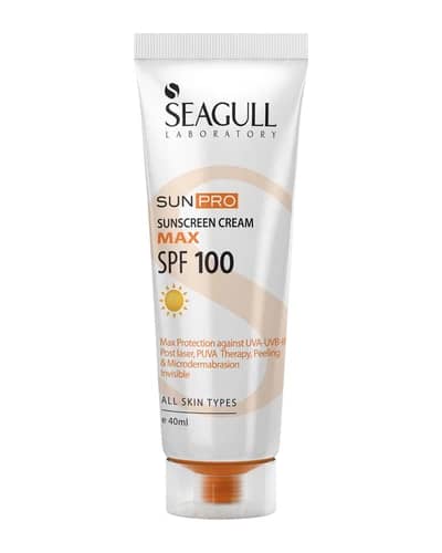 کرم ضد آفتاب Max SPF 100 سی گل 40ml