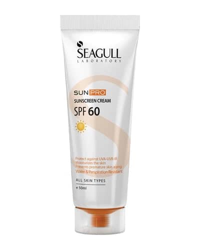 کرم ضد آفتاب بی رنگ SPF 60 سی گل 50ml