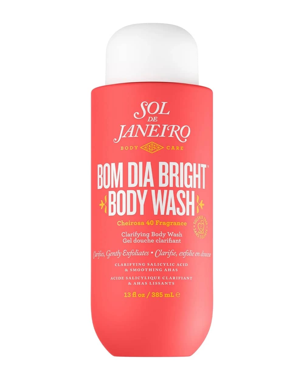 Sol de Janeiro Bom Dia Bright Clarifying AHA BHA detergente corpo 90 ml