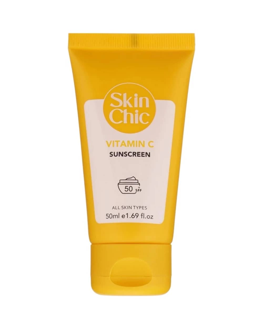 کرم ضد آفتاب اسکین شیک انواع پوست SPF50 حاوی ویتامین سی 50ml