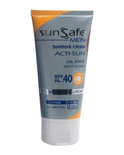 کرم ضد آفتاب آقایان سان سیف spf40