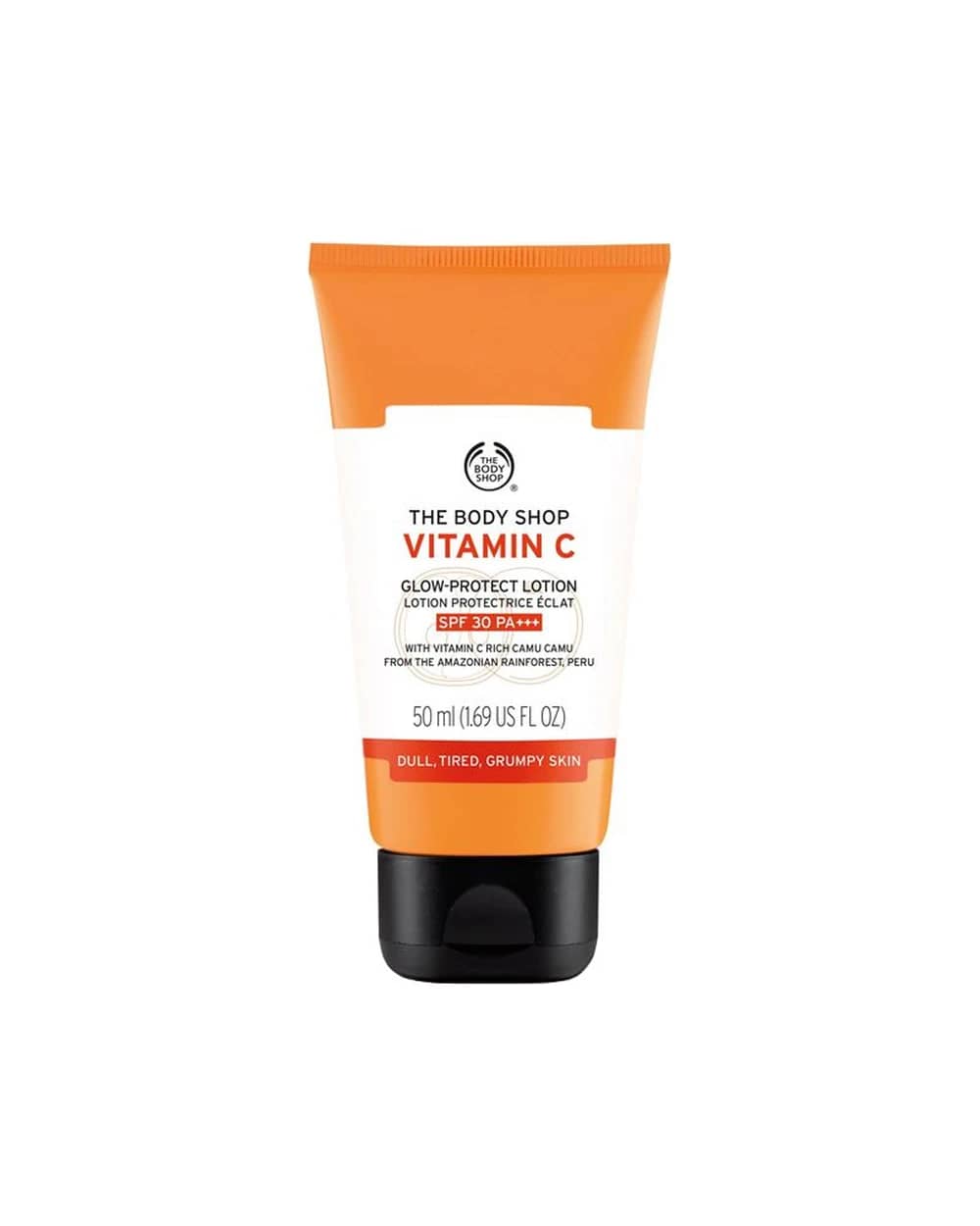 لوسیون ضد آفتاب و روشن کننده ویتامین سی SPF30 بادی شاپ 50ml