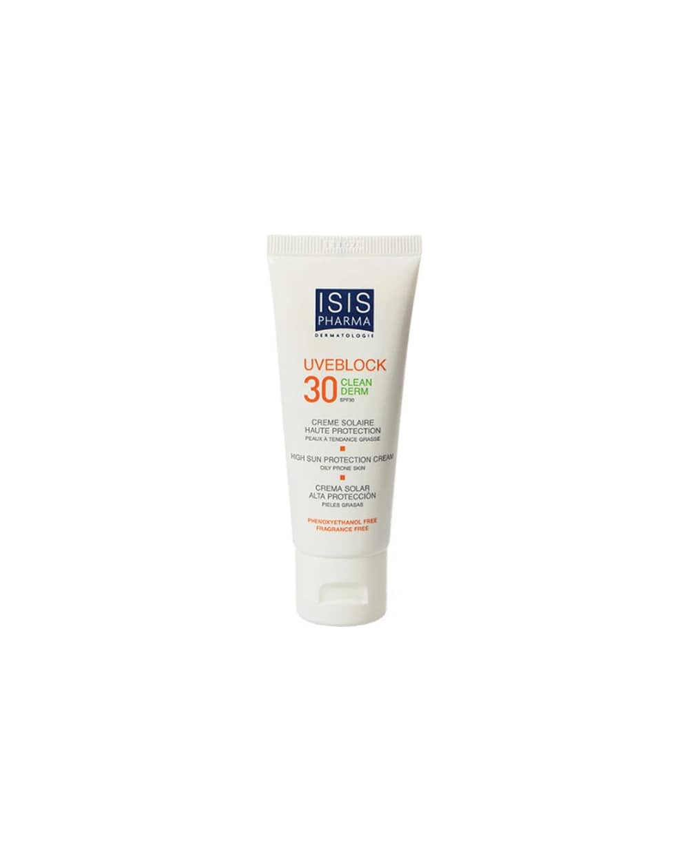 کرم ضد آفتاب کلین درم SPF30 آیسیس فارما 40ml