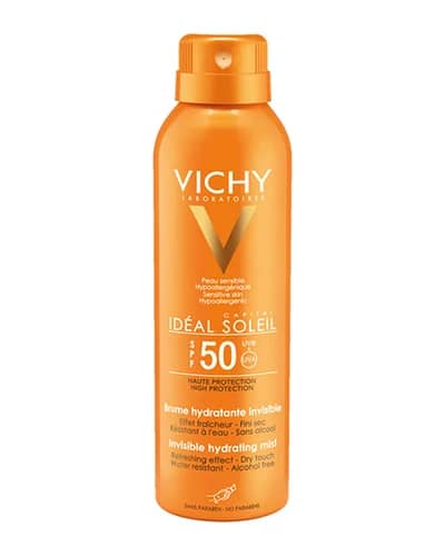 اسپری ضد آفتاب بی رنگ بدن ویشی 200ml