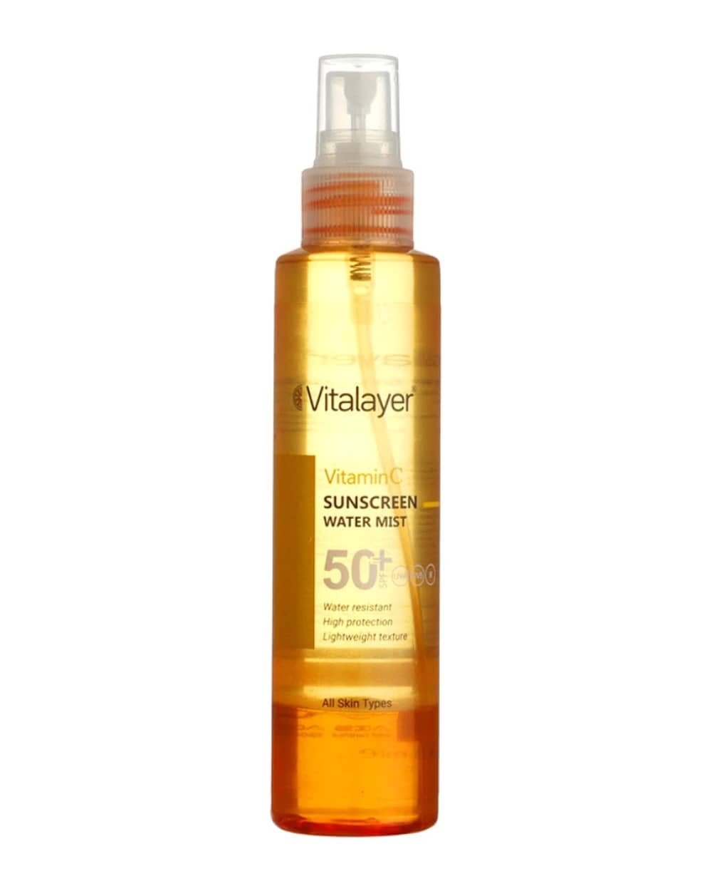 اسپری دو فاز ضد آفتاب حاوی ویتامین سی SPF50 ویتالیر 150ml