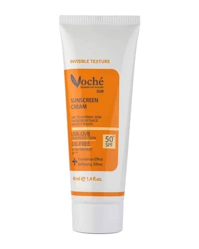کرم ضد آفتاب پوست های خشک و معمولی SPF50 وچه 40ml
