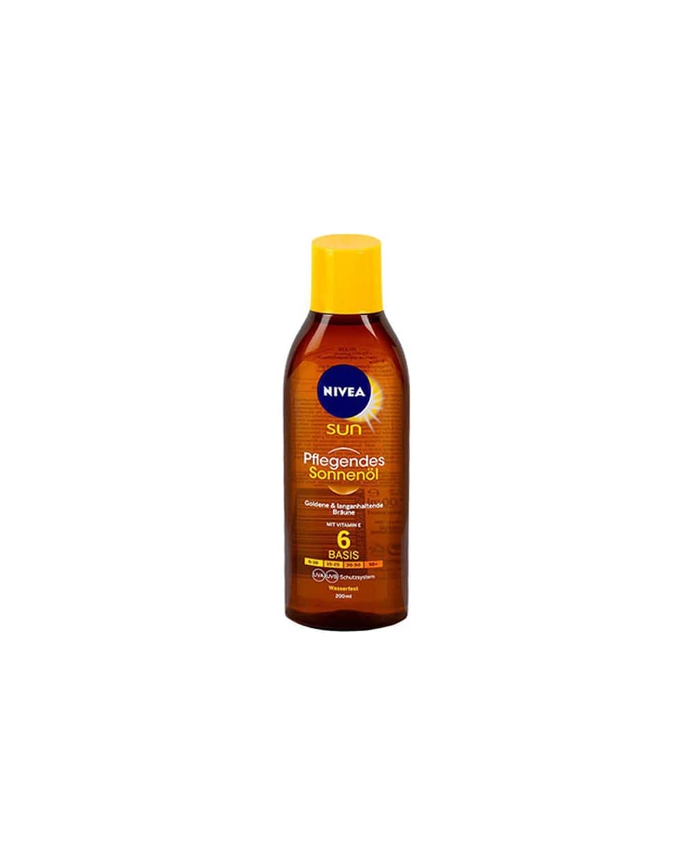 روغن آفتاب برنزه کننده SPF6 نیوا 200ml