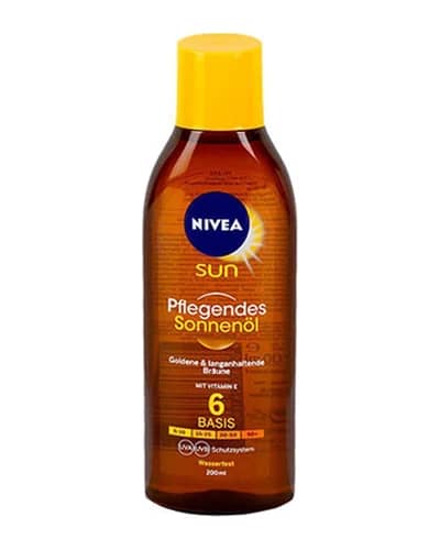 روغن آفتاب برنزه کننده SPF6 نیوا 200ml