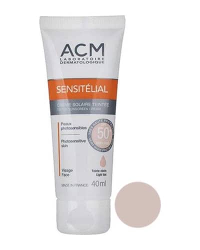 کرم ضد آفتاب رنگی SPF50 سن سی تلیال ای سی ام 40ml