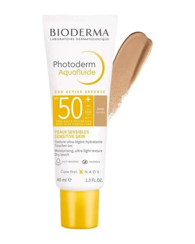 فلوئید ضد آفتاب رنگی Photoderm Aquafluide SPF50 بایودرما 40ml