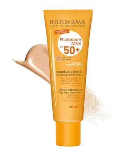 فلوئید ضد آفتاب رنگی Photoderm Max SPF50 بایودرما 40ml