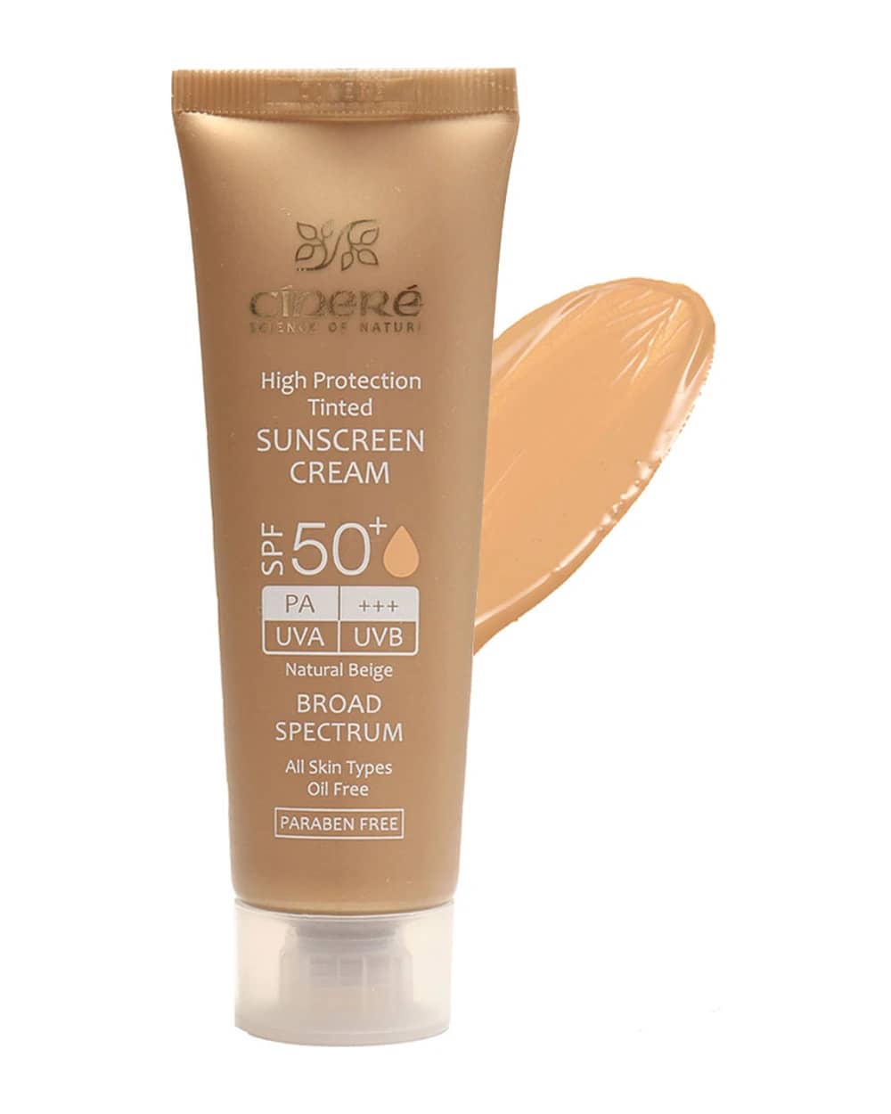 کرم ضد آفتاب رنگی سینره SPF50