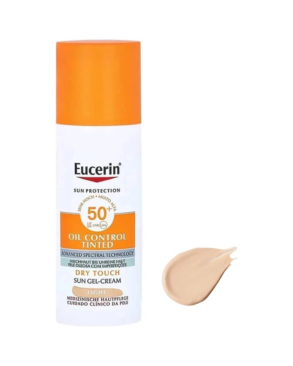 ژل کرم ضد آفتاب رنگی Oil Control SPF50 اوسرین 50ml