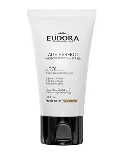 کرم ضد آفتاب رنگی ادورامکس Age Perfect بژ طبیعی SPF50