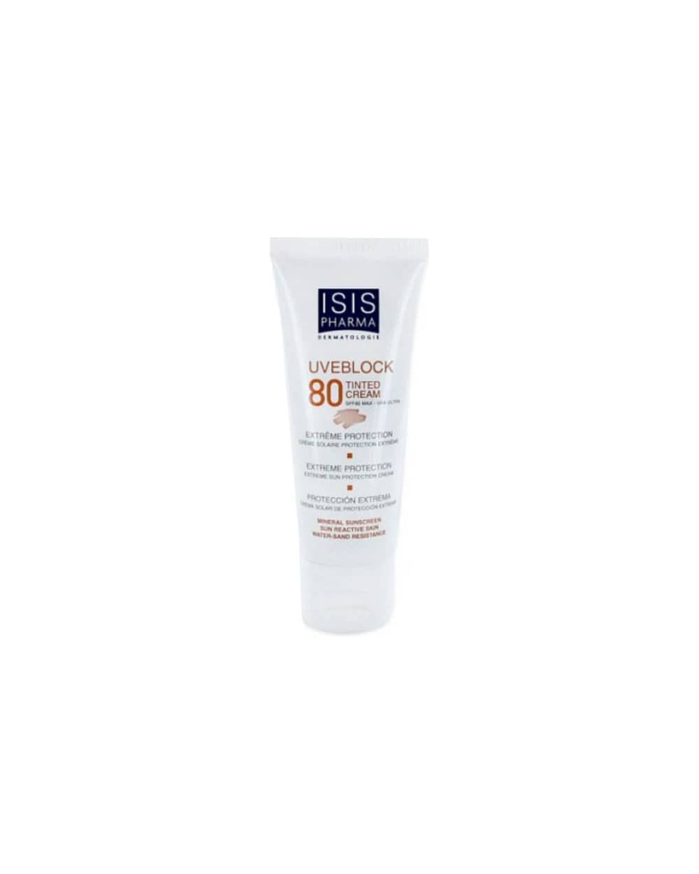 کرم ضد آفتاب مینرالSPF80 رنگی آیسیس فارما 40ml