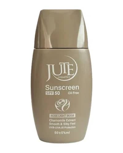 کرم ضد آفتاب پمپی رنگی پوست چرب SPF50 ژوت 50ml