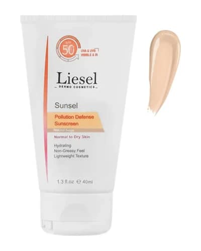کرم ضدآفتاب رنگی لایسل SPF50 پوست نرمال و خشک 40ml
