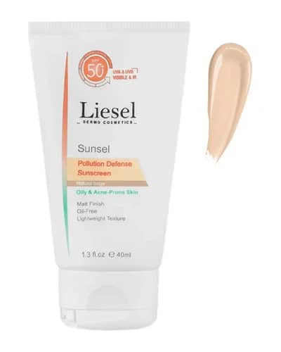 کرم ضدآفتاب رنگی لایسل SPF50 پوست چرب و مستعد آکنه 40ml