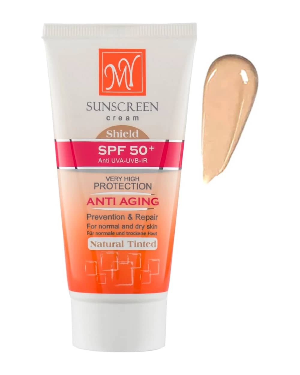 کرم ضد آفتاب ضد چروک رنگی پوست نرمال تا خشک SPF 50 مای 50ml
