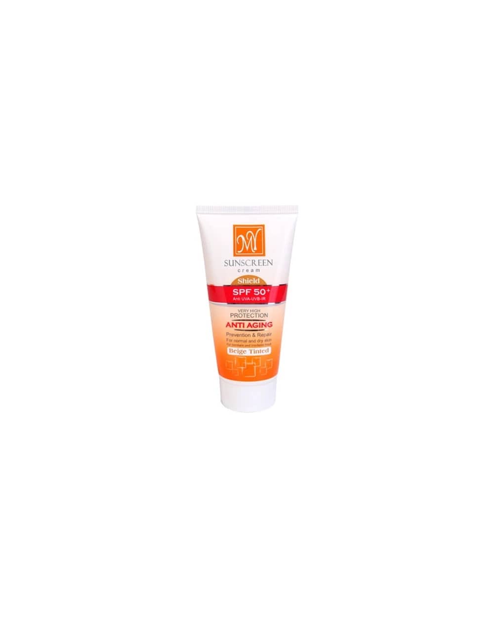 کرم ضد آفتاب ضد چروک شیلد رنگی SPF 50 مای