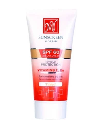 کرم ضد آفتاب رنگی پوست های خشک و معمولی SPF 60 مای 50ml