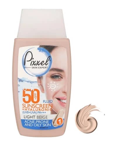 ضد آفتاب پیکسل رنگی پوست چرب SPF50