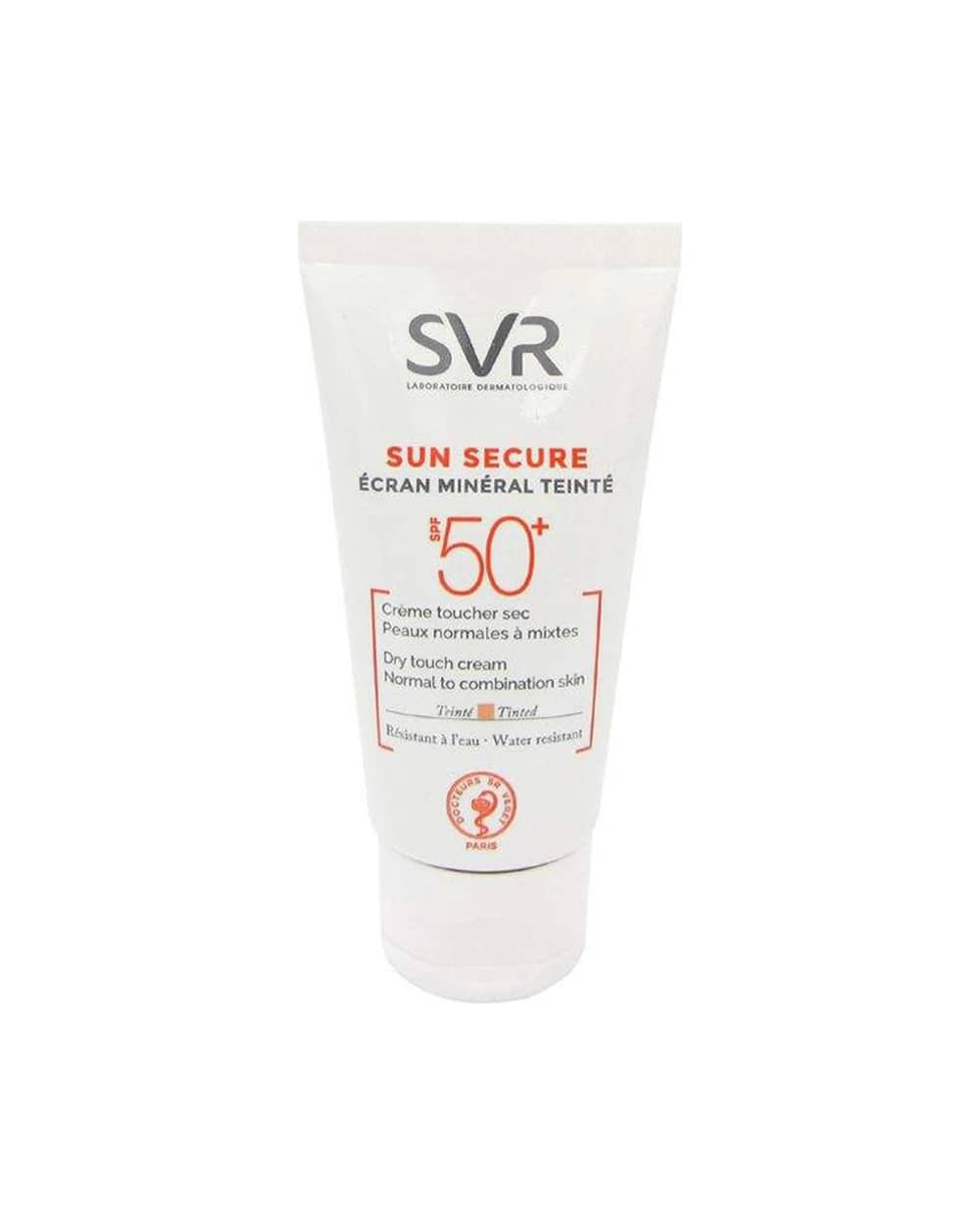 کرم ضد آفتاب رنگی مینرال اس وی آر برای پوستهای معمولی و مختلط مدل Sun Secure حجم 50ml