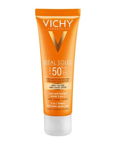 کرم ضد آفتاب رنگی و ضد لک پوست چرب SPF50 ویشی 50ml