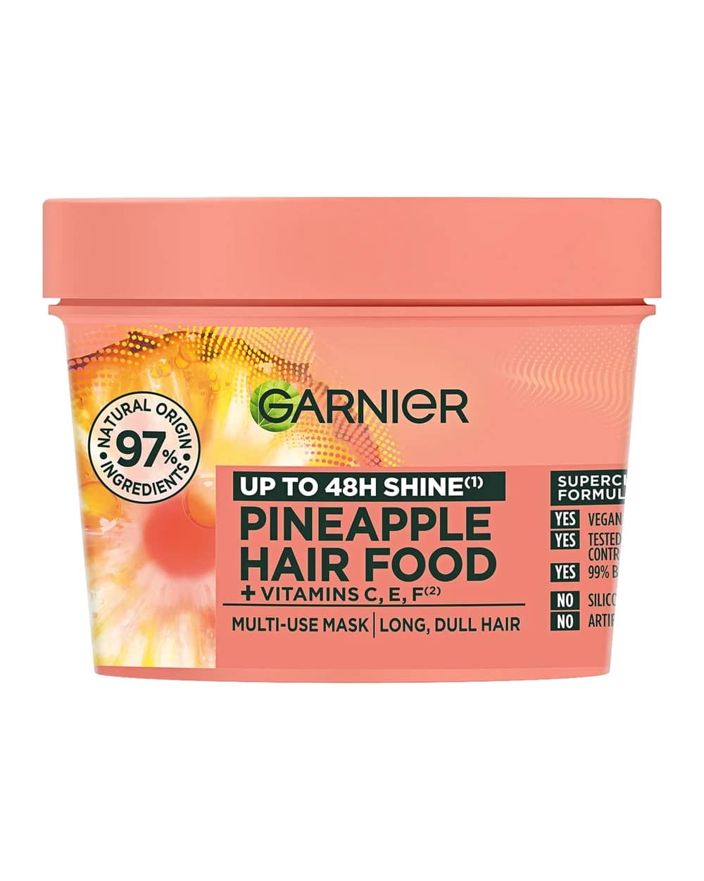 Garnier Ultimate Blends Hair Food Ananas Maschera Trattamento Nutriente 3 in 1 per Capelli Lunghi 400 ml