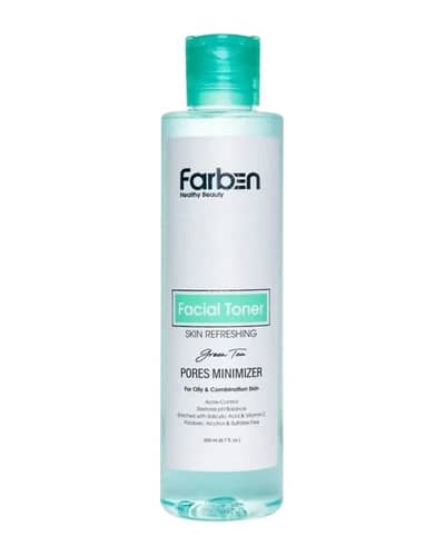 تونر پاک کننده صورت فاربن چای سبز 200ml