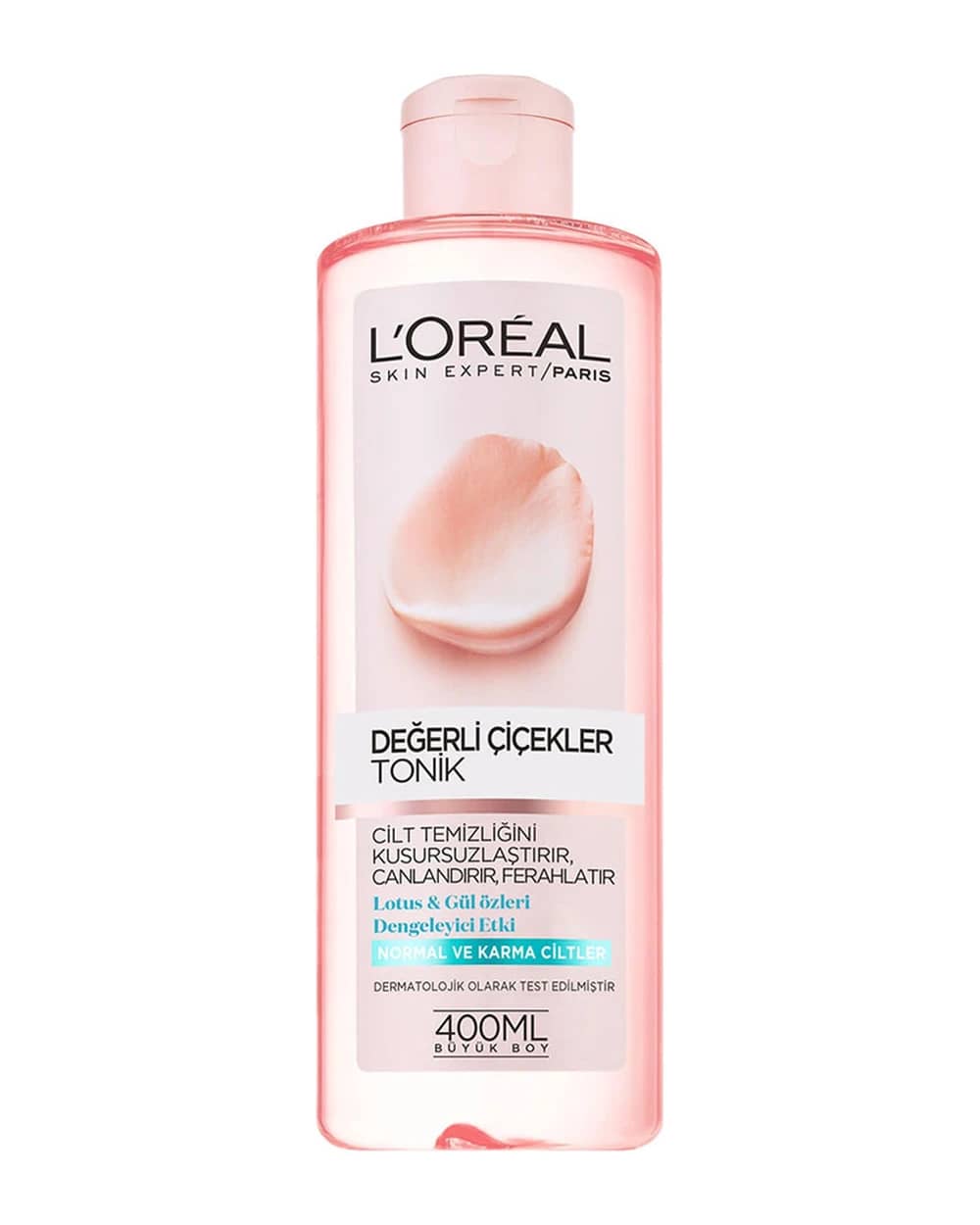 تونر پوست نرمال تا مختلط Fine Flowers لورال 400ml
