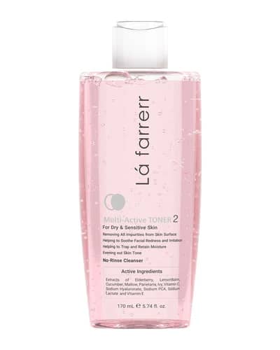 تونر مولتی اکتیو پوست خشک و حساس لافارر 170ml