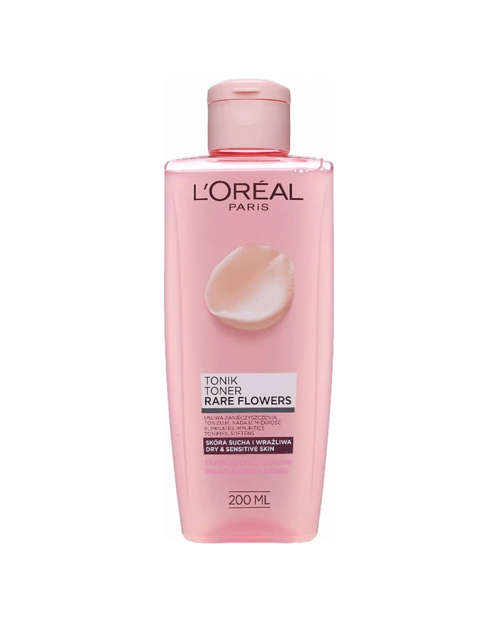 تونر پوست خشک و حساس Rare Flowers لورال 200ml