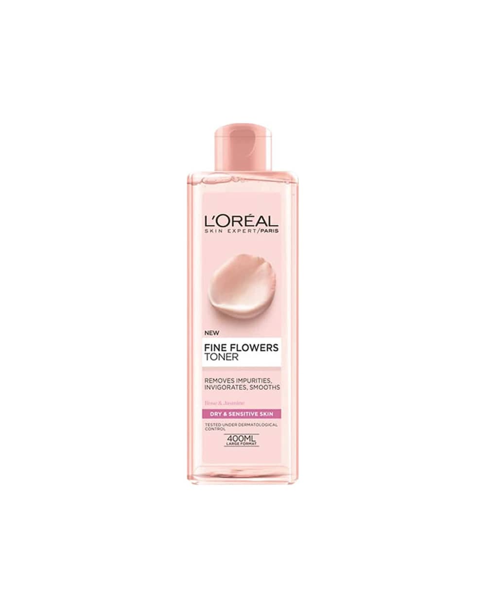 تونر پوست خشک و حساس Fine Flowers لورال 400ml