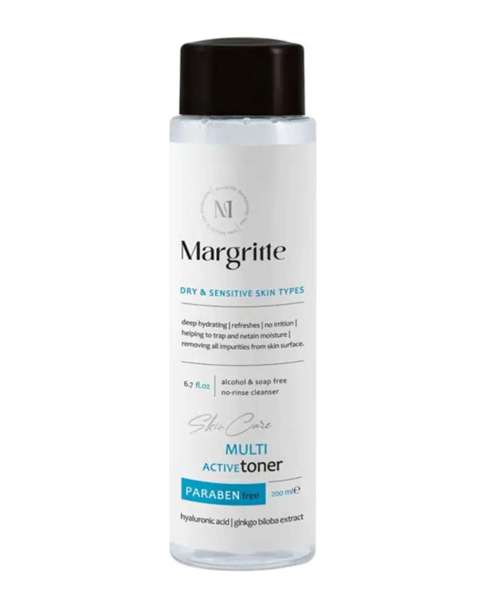 تونر مولتی اکتیو پوست خشک و حساس مارگریت 200ml